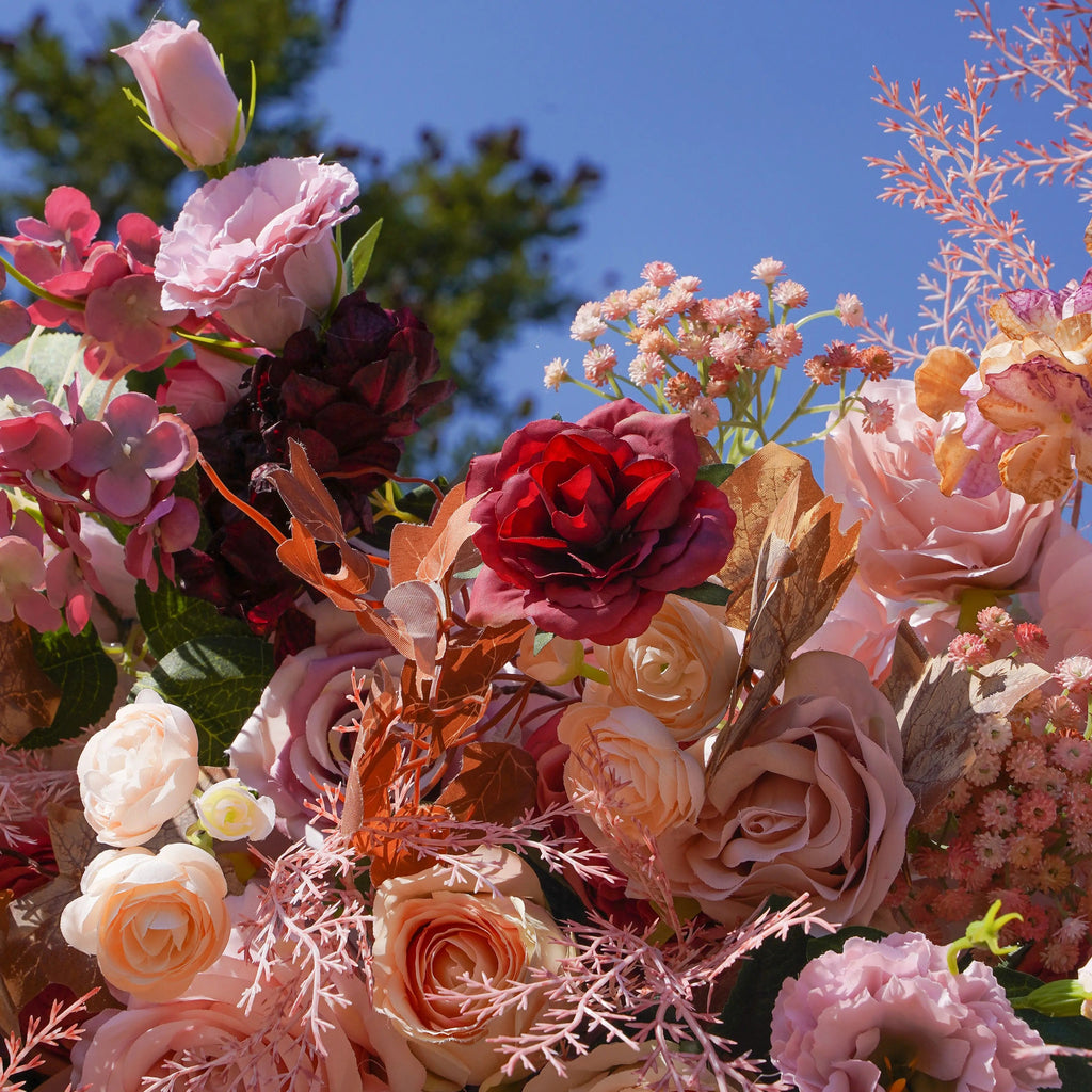 Sweetheart | 5D Event-Ready Artificial Floral Wall Backdrop, Roll-Up Fabric | Shipping Included
