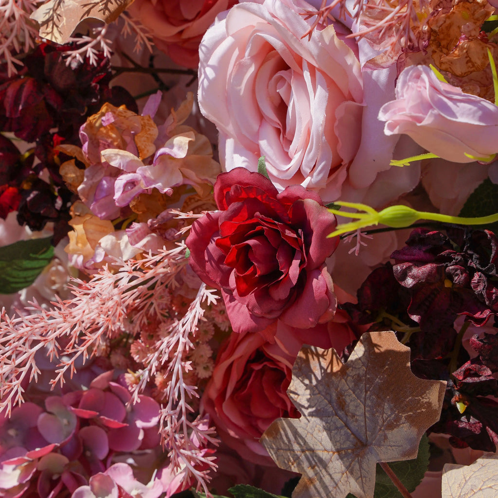 Sweetheart | 5D Event-Ready Artificial Floral Wall Backdrop, Roll-Up Fabric | Shipping Included