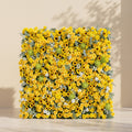 Talsira | 5D Yellow Event-Ready Silk Rose Floral Wall Backdrop for Romantic Wedding & Proposal Setups | Shipping Included