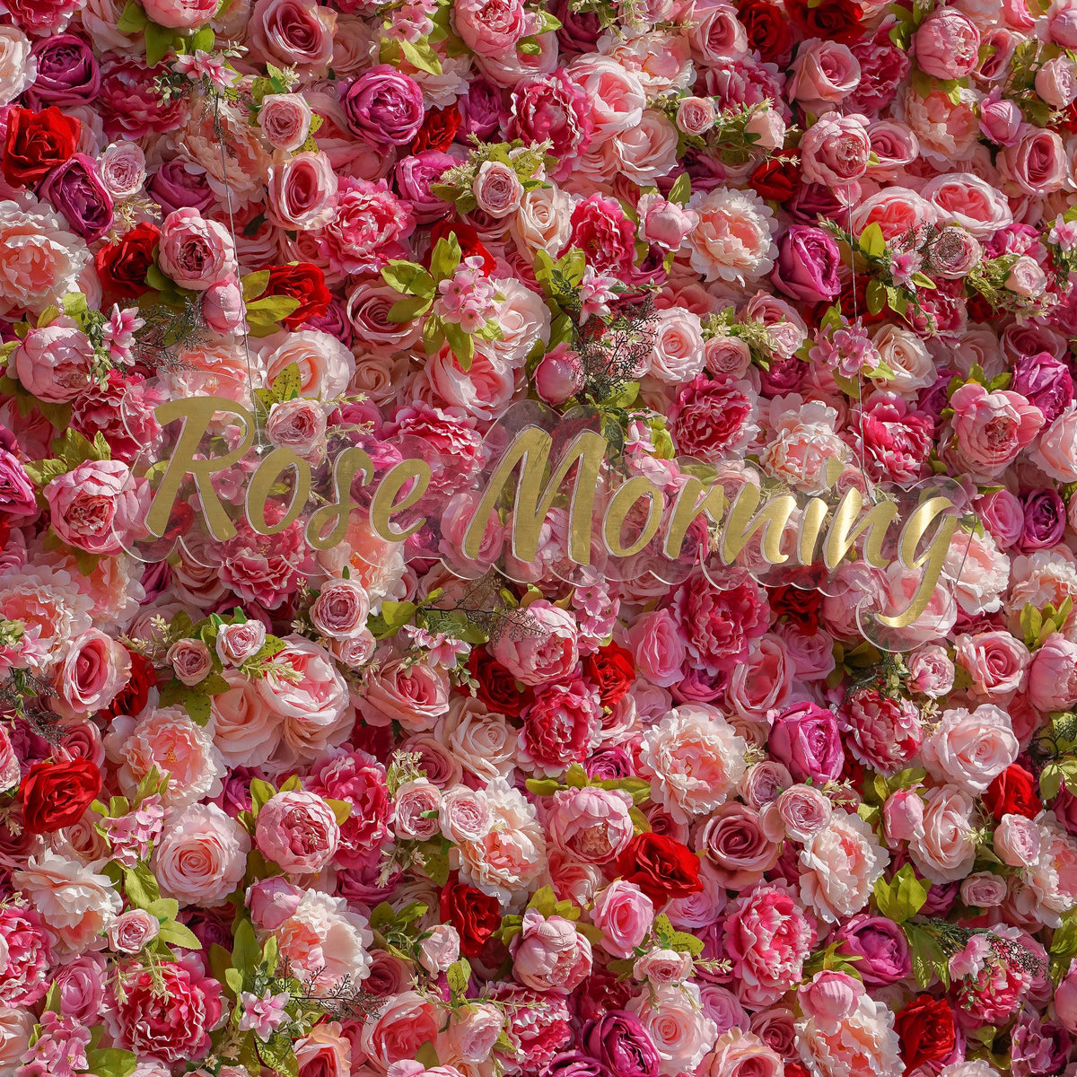 Twins | 5D Event-Ready Artificial Floral Wall Backdrop, Roll-Up Fabric | Shipping Included