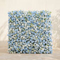 Vasper | 5D Dusty Baby Blue & Ivory White Event-Ready Silk Rose Floral Wall Backdrop for Romantic Wedding & Proposal Setups | Shipping Included