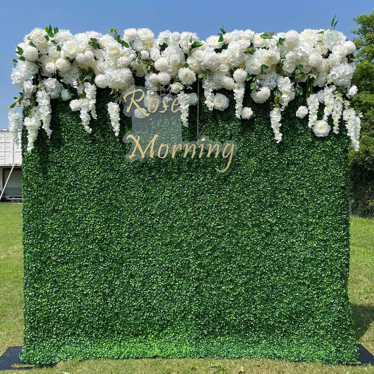 Wisteria | 2D Event-Ready Artificial Floral Wall Backdrop, Roll-Up Fabric(Ready to ship) | Shipping Included