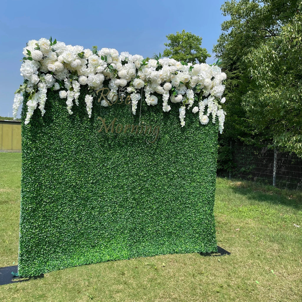 Wisteria | 2D Event-Ready Artificial Floral Wall Backdrop, Roll-Up Fabric(Ready to ship) | Shipping Included