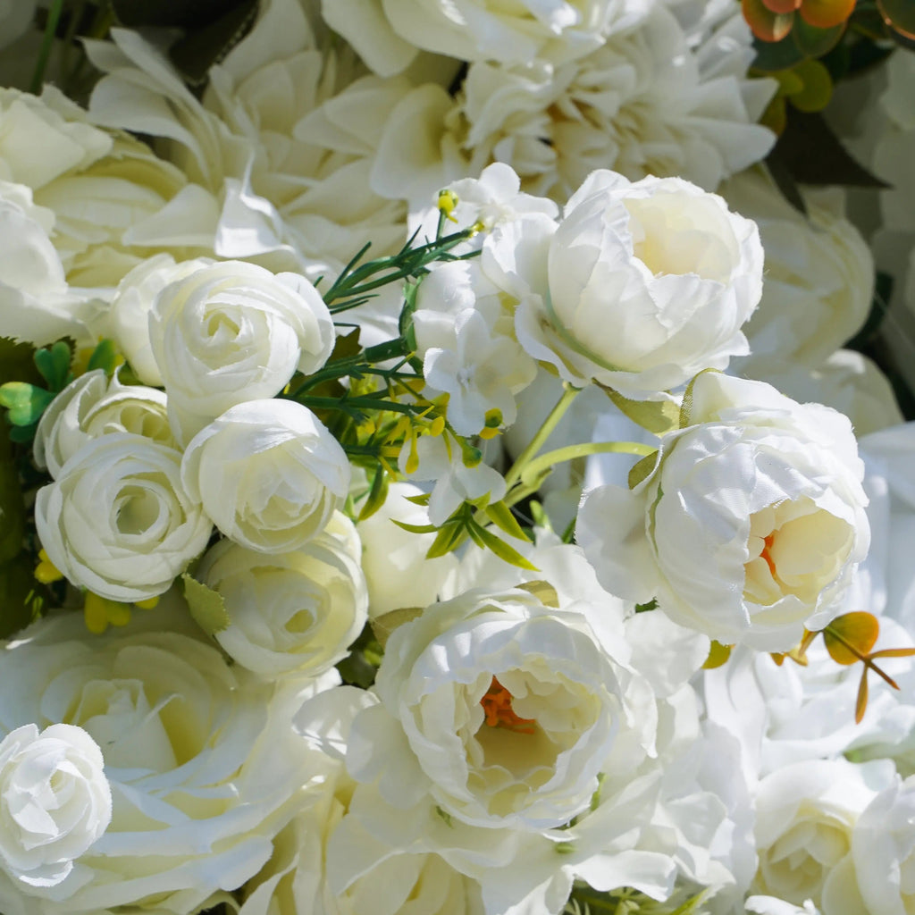 YaYa | 5D Rose Morning Zipper flower wall Fabric Backdrop Artificial rolling up curtain flower wall | Shipping Included