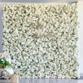Yimi | 5D Garden Series Event-Ready Artificial Floral Wall Backdrop, Roll-Up Fabric | Shipping Included