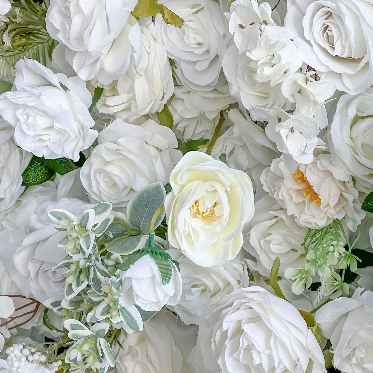 Yimi | 5D Garden Series Event-Ready Artificial Floral Wall Backdrop, Roll-Up Fabric | Shipping Included