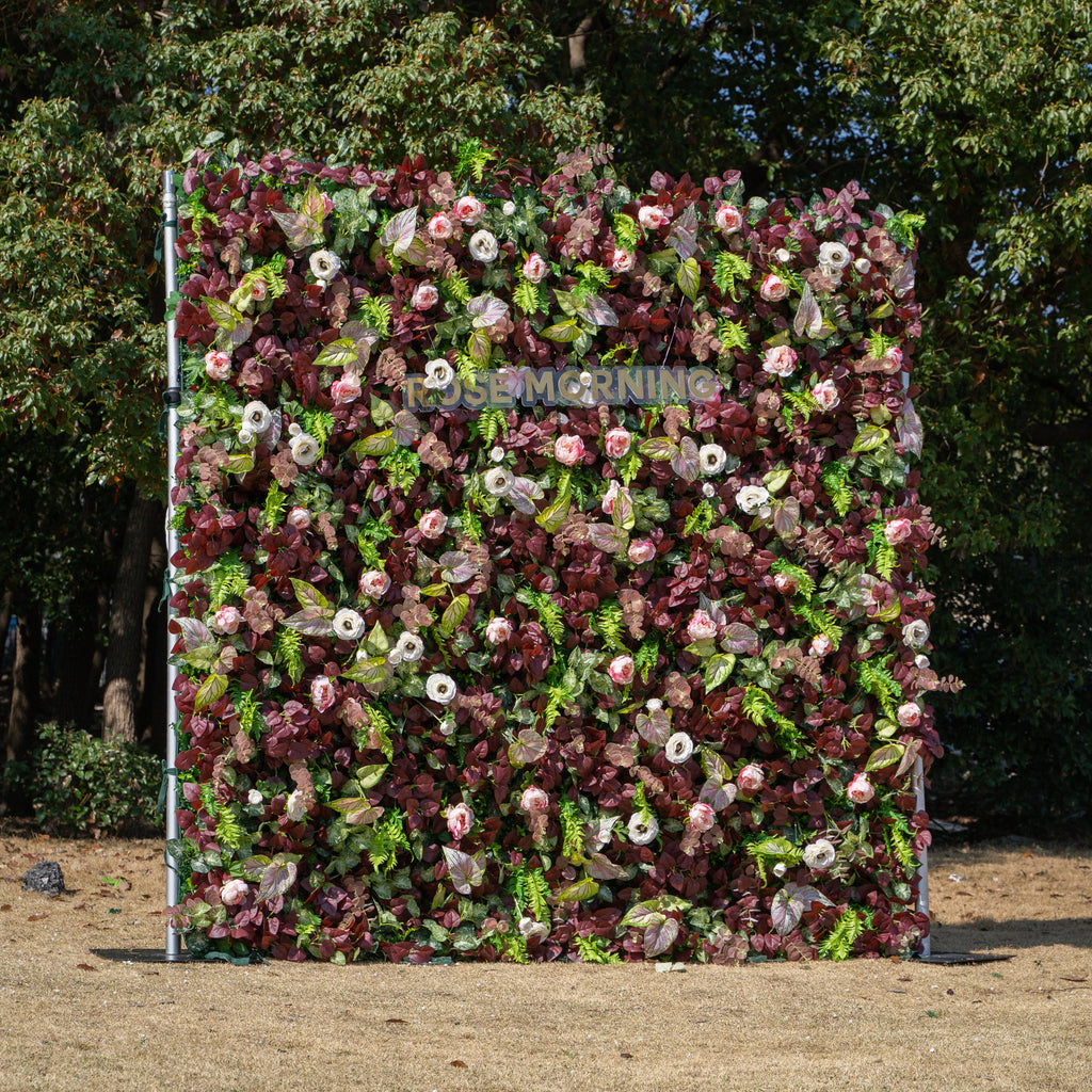 Adelaide | 4D Event-Ready Artificial Floral Wall Backdrop, Roll-Up Fabric (Ready to ship-Only USA) | Shipping Included