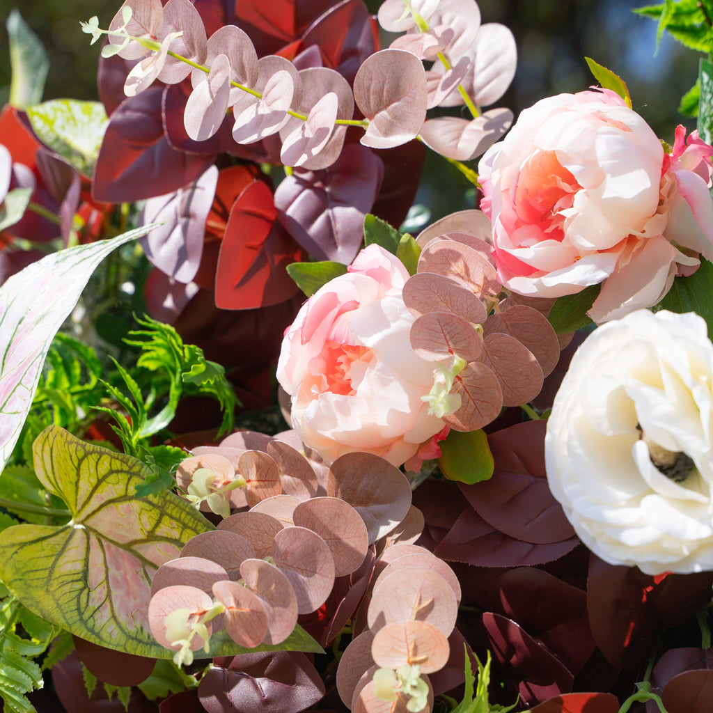 Adelaide | 4D Event-Ready Artificial Floral Wall Backdrop, Roll-Up Fabric | Shipping Included