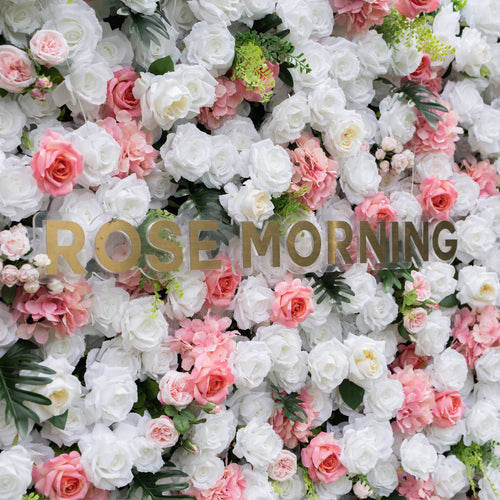 Alissa | 5D Event-Ready Artificial Floral Wall Backdrop, Roll-Up Fabric | Shipping Included