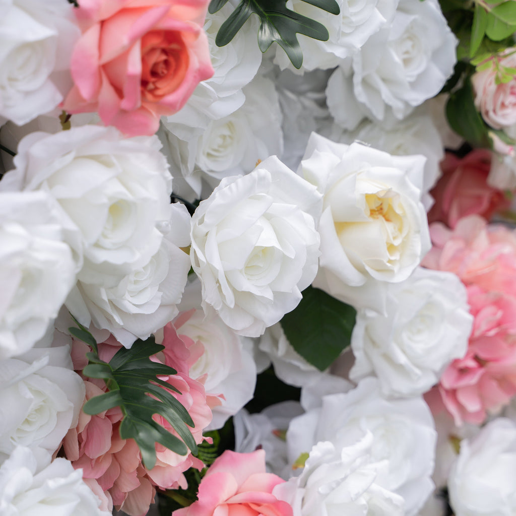Alissa | 5D Event-Ready Artificial Floral Wall Backdrop, Roll-Up Fabric | Shipping Included
