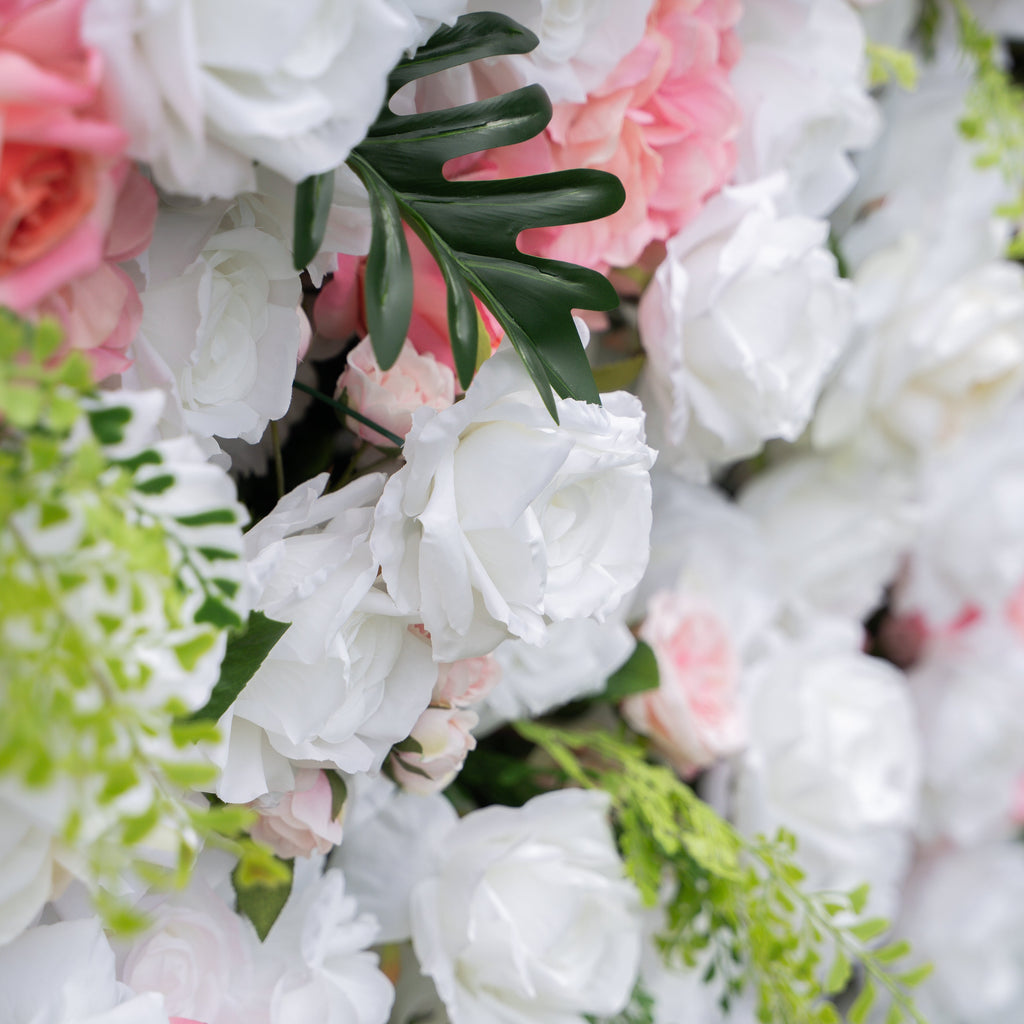 Alissa | 5D Event-Ready Artificial Floral Wall Backdrop, Roll-Up Fabric | Shipping Included