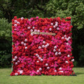Angelica | 4D Event-Ready Artificial Floral Wall Backdrop, Zip-Up Fabric 8ft*8ft | Shipping Included