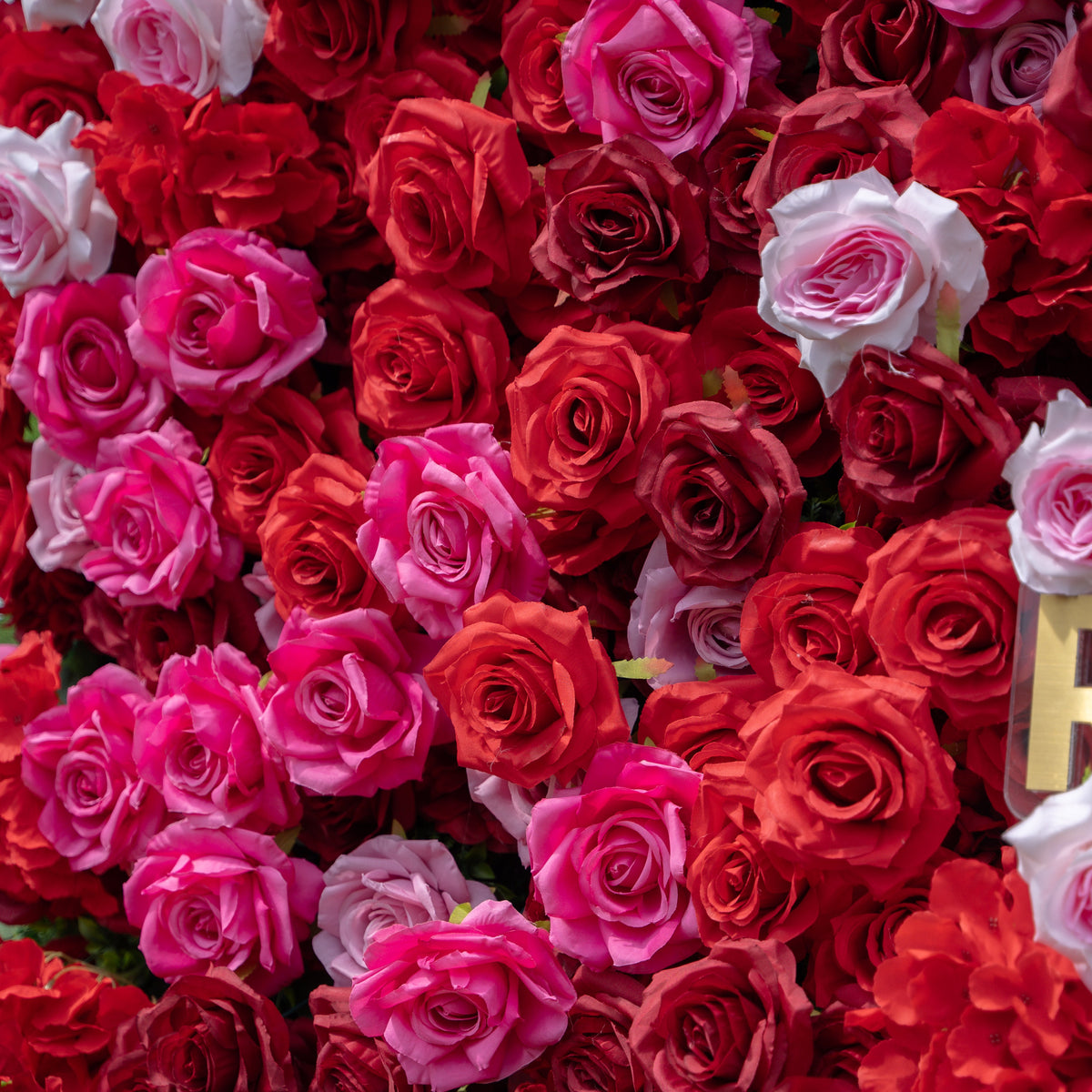 Angelica | 4D Event-Ready Artificial Floral Wall Backdrop, Zip-Up Fabric 8ft*8ft | Shipping Included