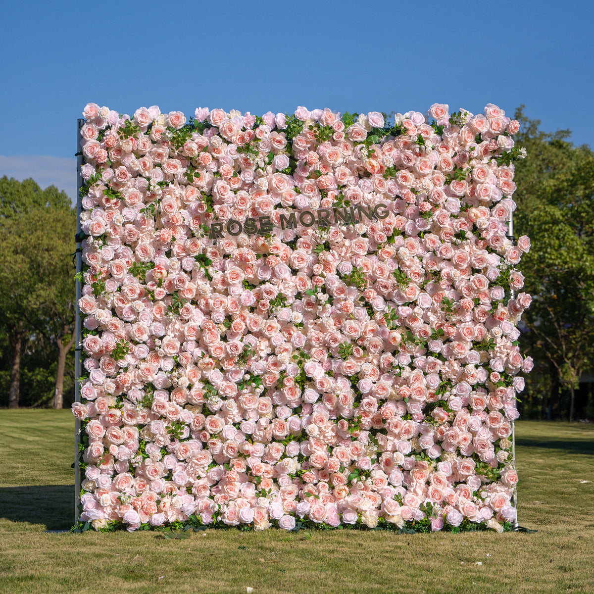 Annette | 5D Event-Ready Artificial Floral Wall Backdrop, Roll-Up Fabric | Shipping Included