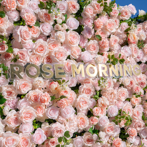 Annette | 5D Event-Ready Artificial Floral Wall Backdrop, Roll-Up Fabric | Shipping Included