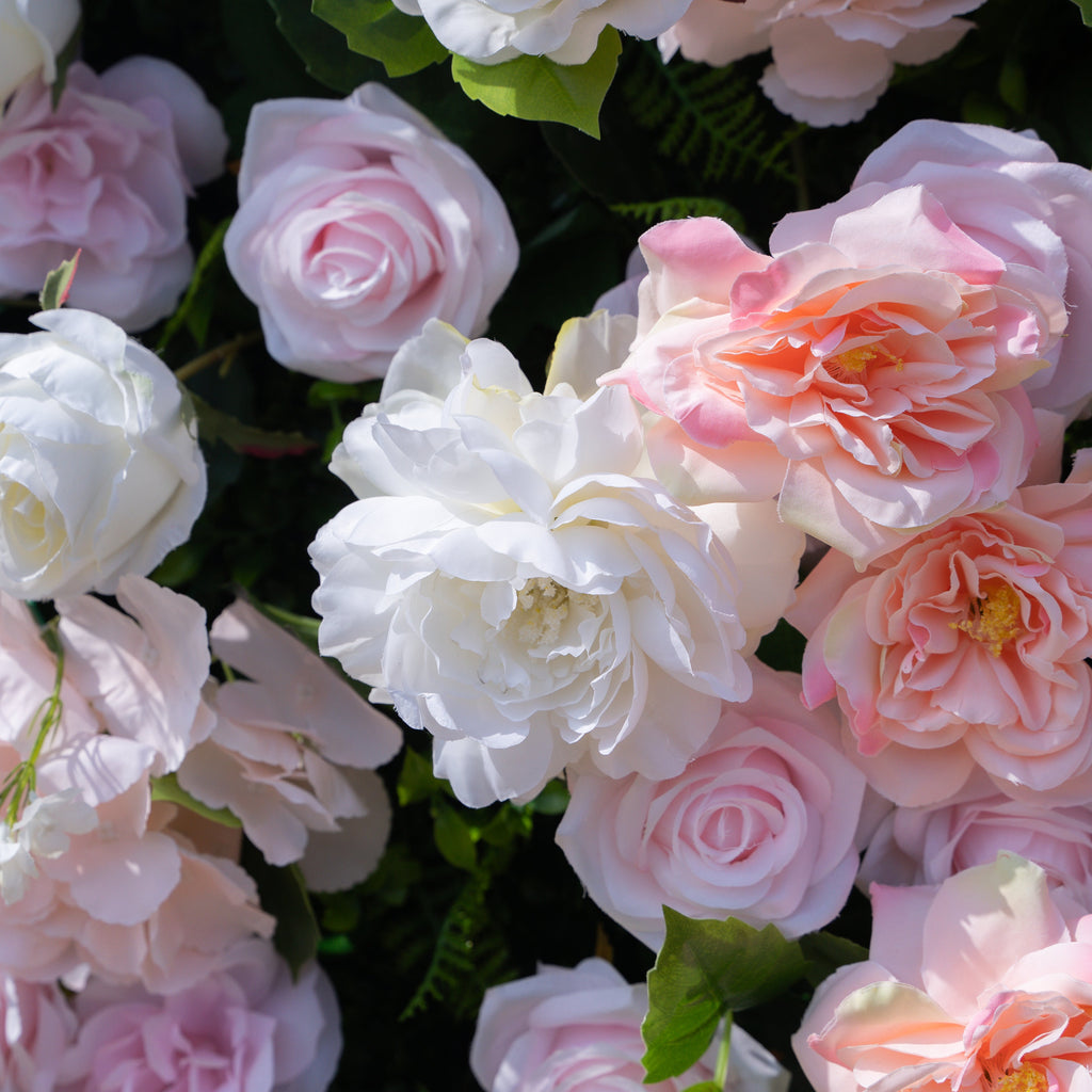 Arabella | 3D Event-Ready Artificial Floral Wall Backdrop, Roll-Up Fabric | Shipping Included
