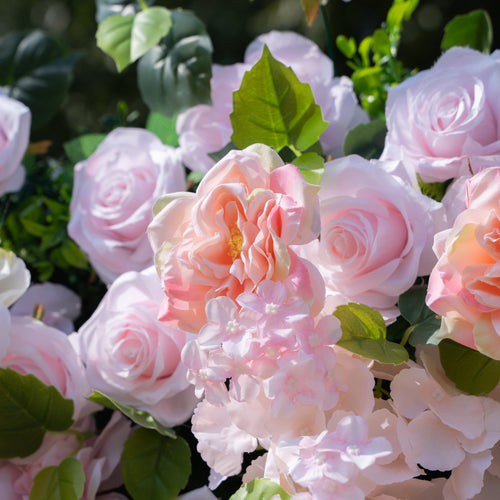 Arabella | 3D Event-Ready Artificial Floral Wall Backdrop, Roll-Up Fabric | Shipping Included