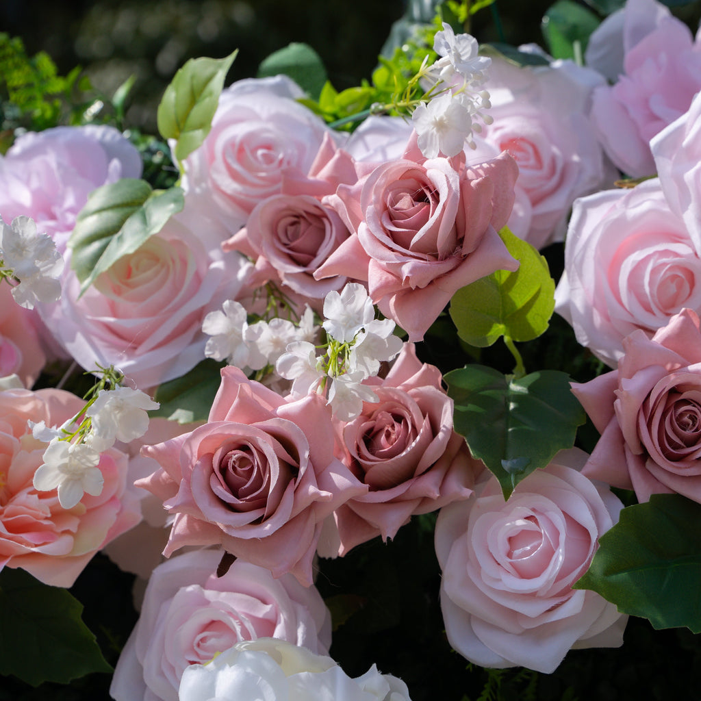 Arabella | 3D Event-Ready Artificial Floral Wall Backdrop, Roll-Up Fabric | Shipping Included