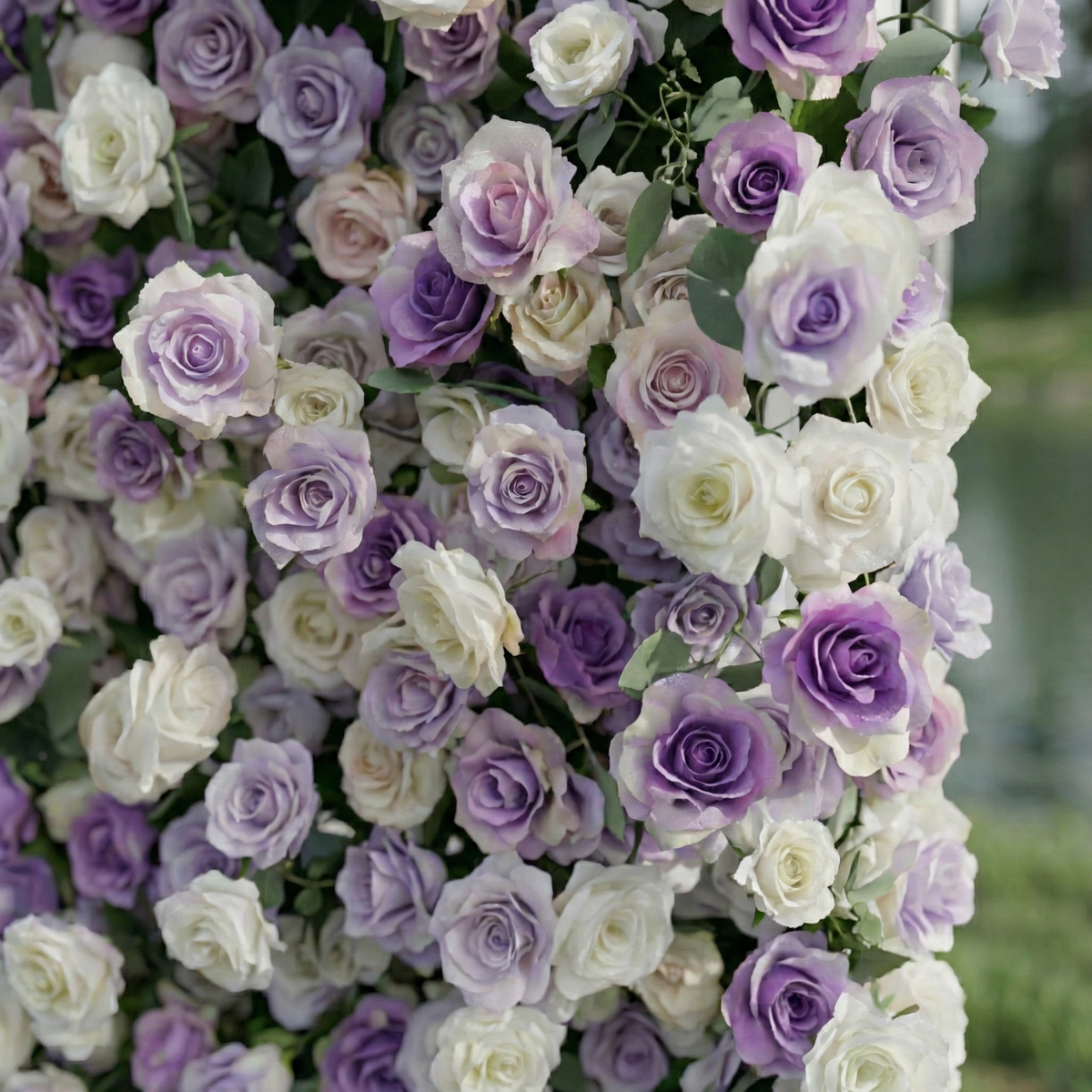 Arden | 5D Luxury Lavender & Cream Event-Ready Silk Floral Wall Backdrop for Dreamy Weddings & Events | Shipping Included
