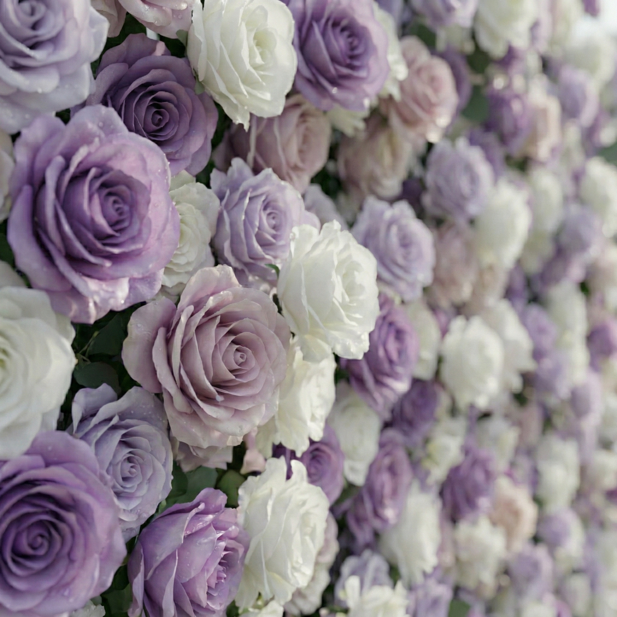 Arden | 5D Luxury Lavender & Cream Event-Ready Silk Floral Wall Backdrop for Dreamy Weddings & Events | Shipping Included