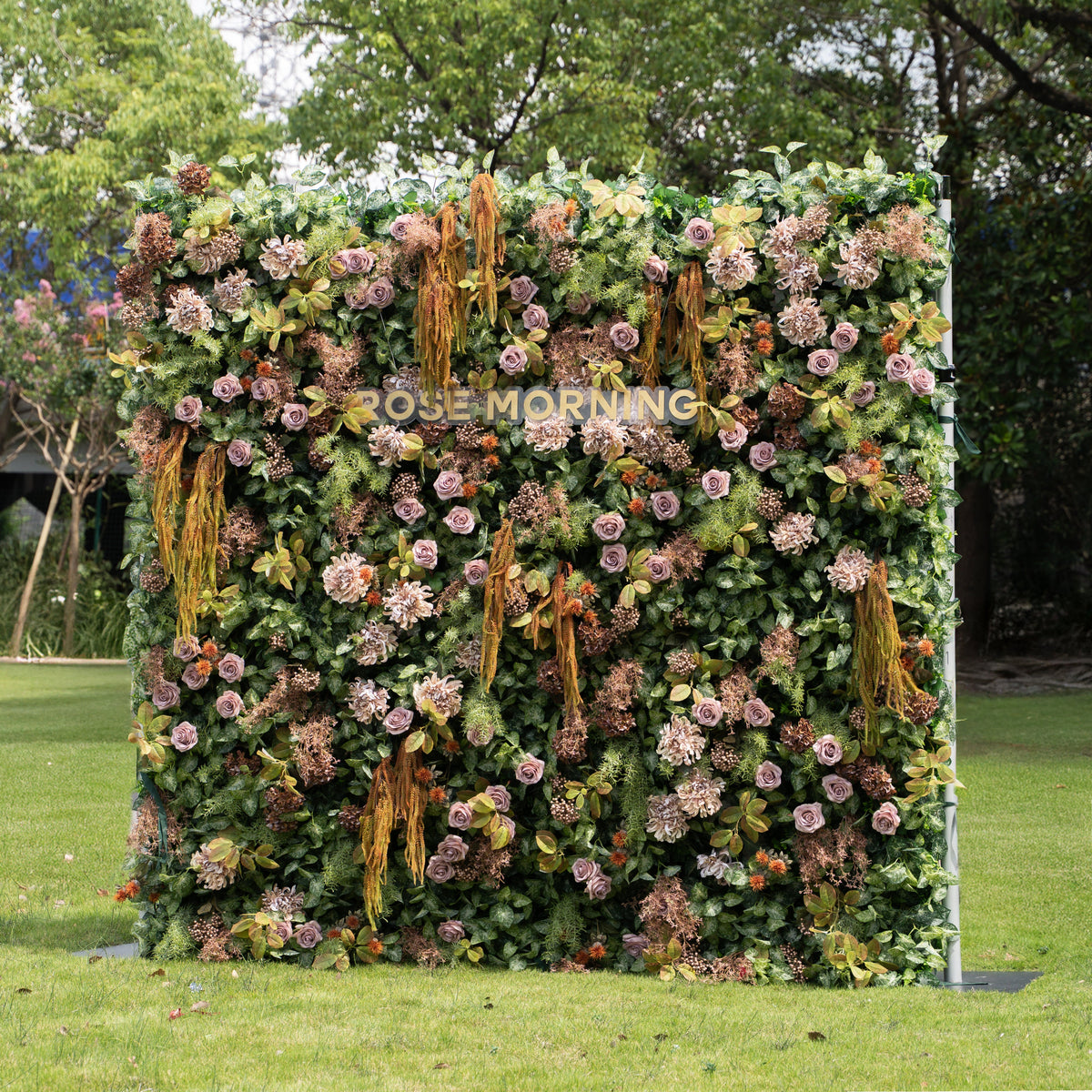 Autunno | Autumn Fall Flower Wall - 5D Fabric Seasonal Backdrop for Wedding Birthday Party Event Decoration | Shipping Included