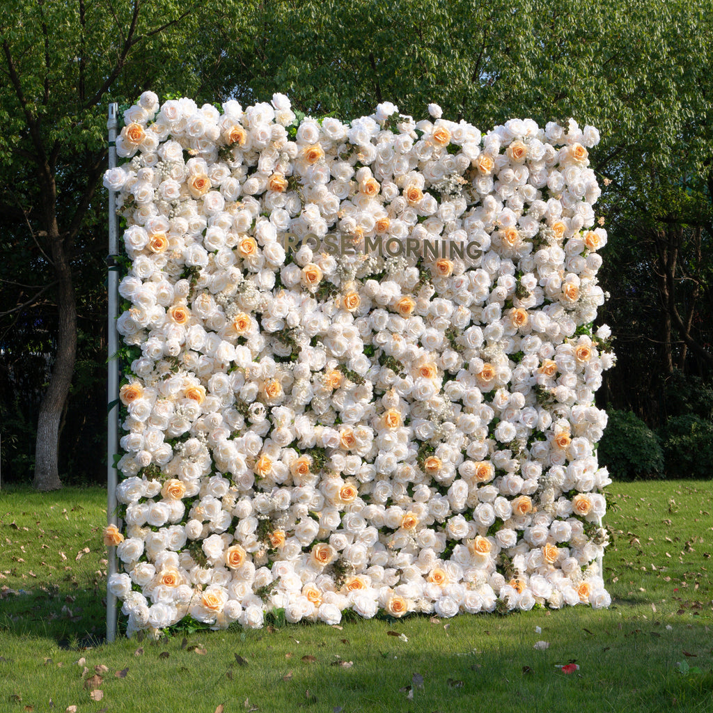 Bambi | 5D Event-Ready Artificial Floral Wall Backdrop, Roll-Up Fabric | Shipping Included