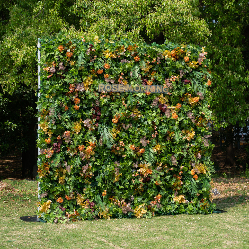 Berenice | 4D Event-Ready Artificial Floral Wall Backdrop, Roll-Up Fabric | Shipping Included