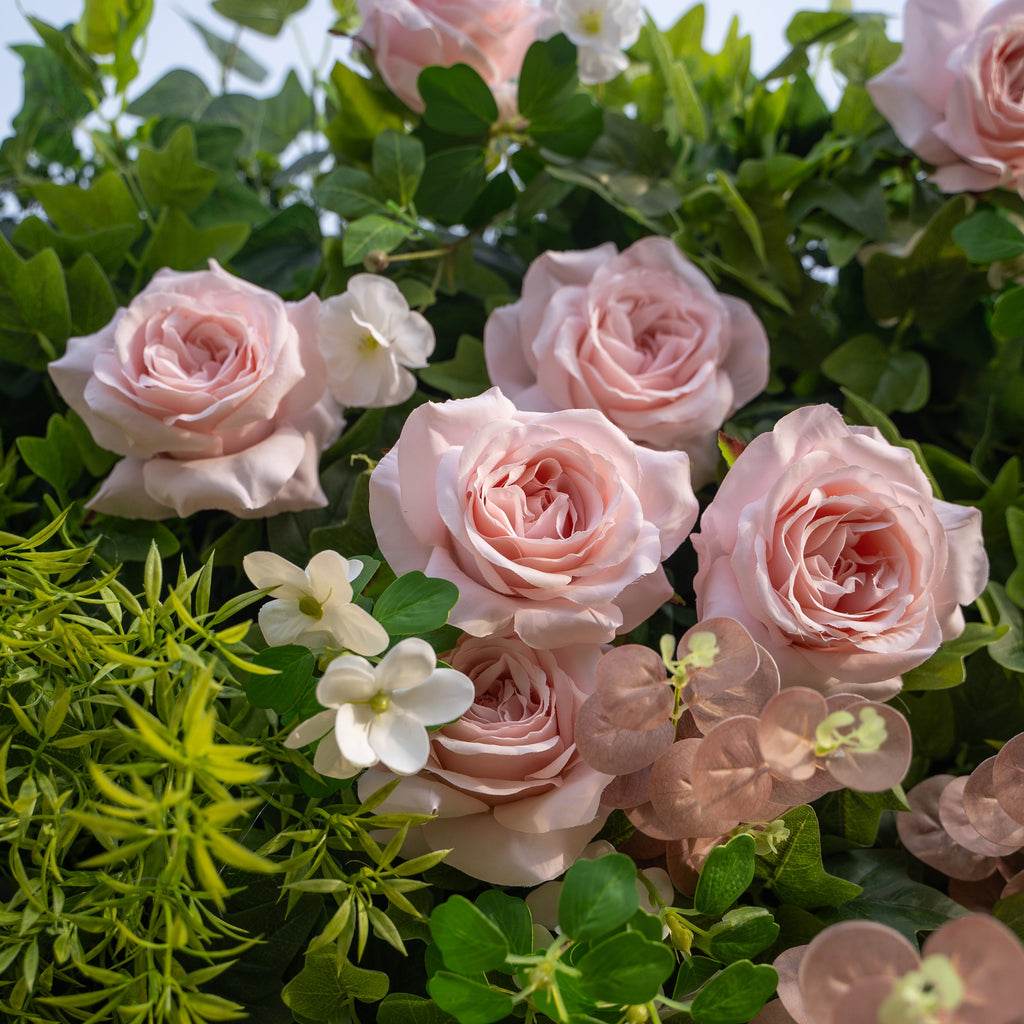 Bettina | 4D Event-Ready Artificial Floral Wall Backdrop, Roll-Up Fabric | Shipping Included