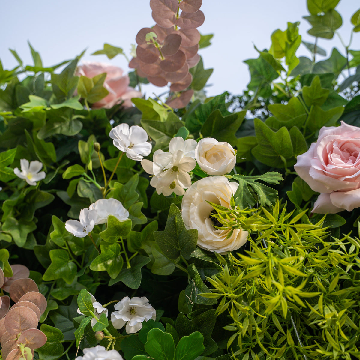 Bettina | 4D Event-Ready Artificial Floral Wall Backdrop, Roll-Up Fabric | Shipping Included