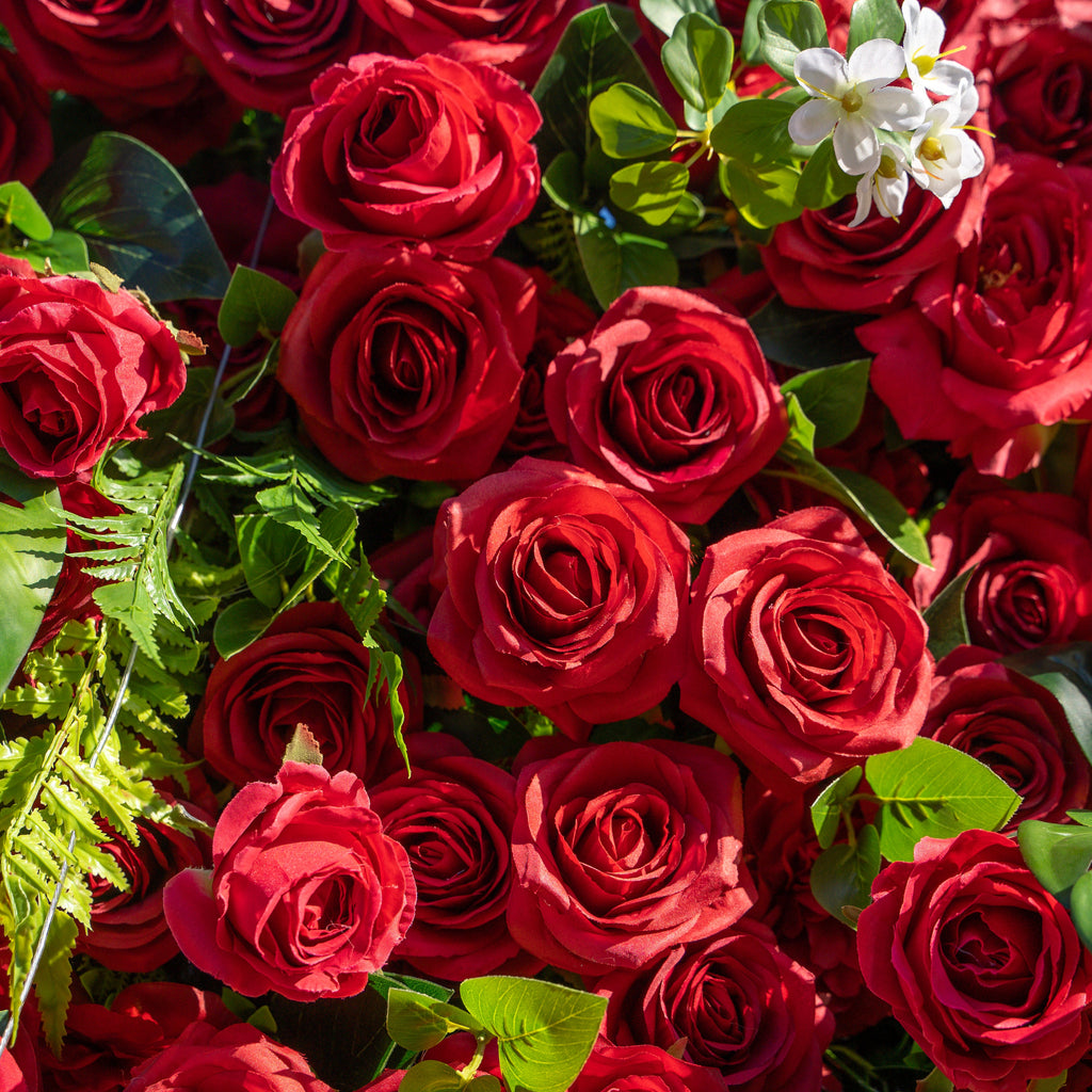 Blanca | 5D Event-Ready Artificial Floral Wall Backdrop, Roll-Up Fabric | Shipping Included