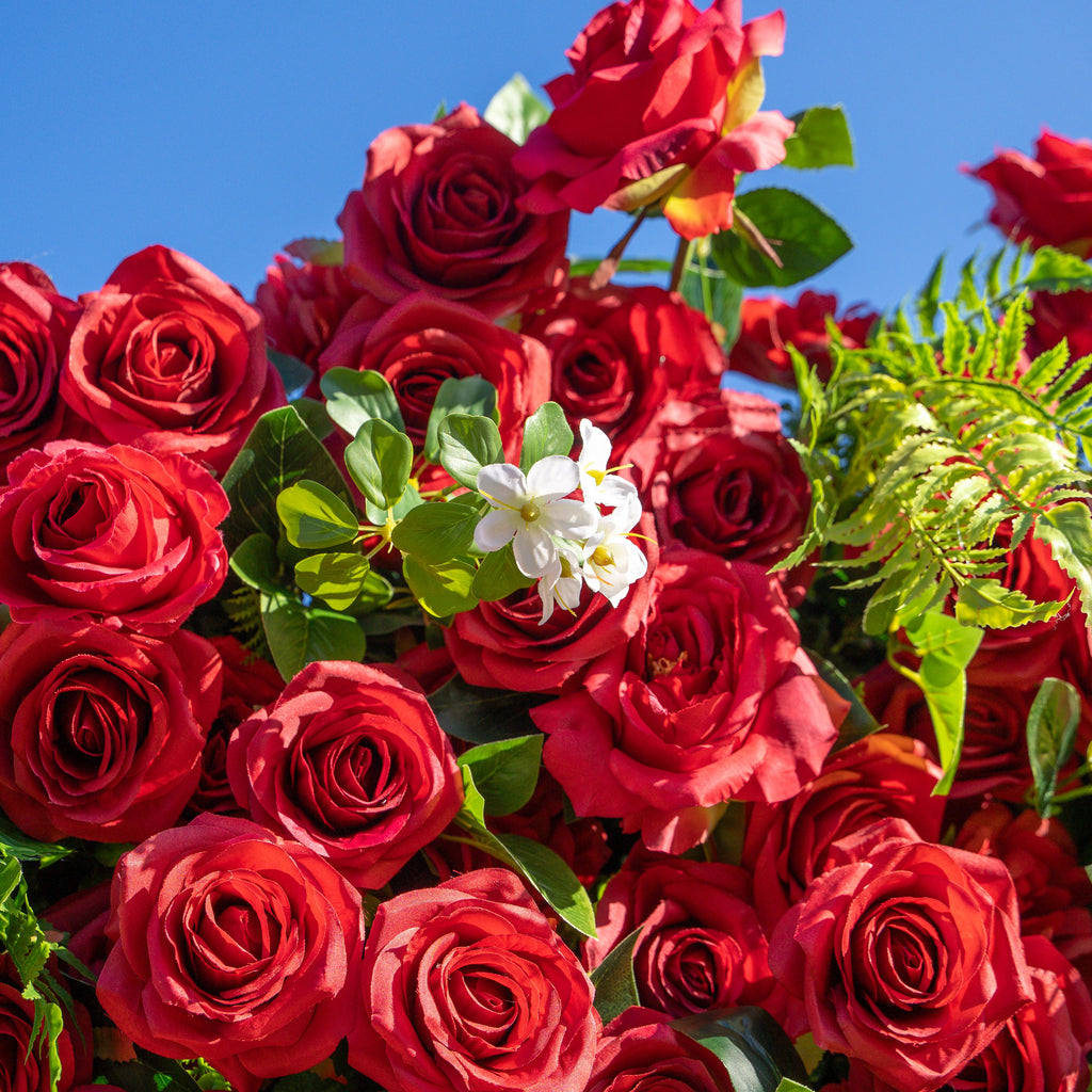 Blanca | 5D Event-Ready Artificial Floral Wall Backdrop, Roll-Up Fabric | Shipping Included