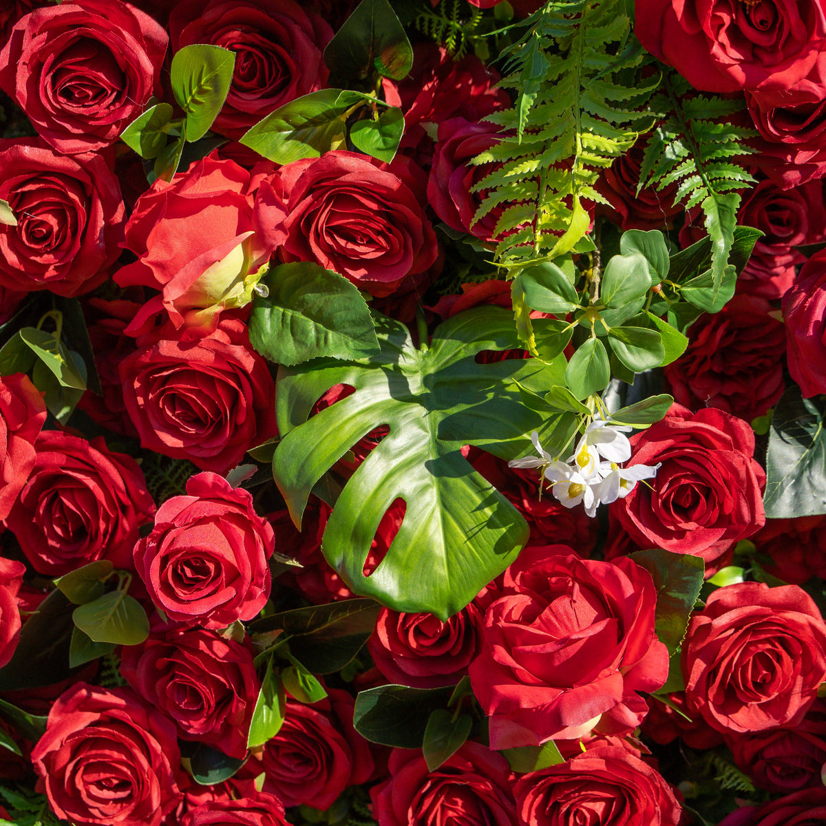 Blanca | 5D Event-Ready Artificial Floral Wall Backdrop, Roll-Up Fabric | Shipping Included
