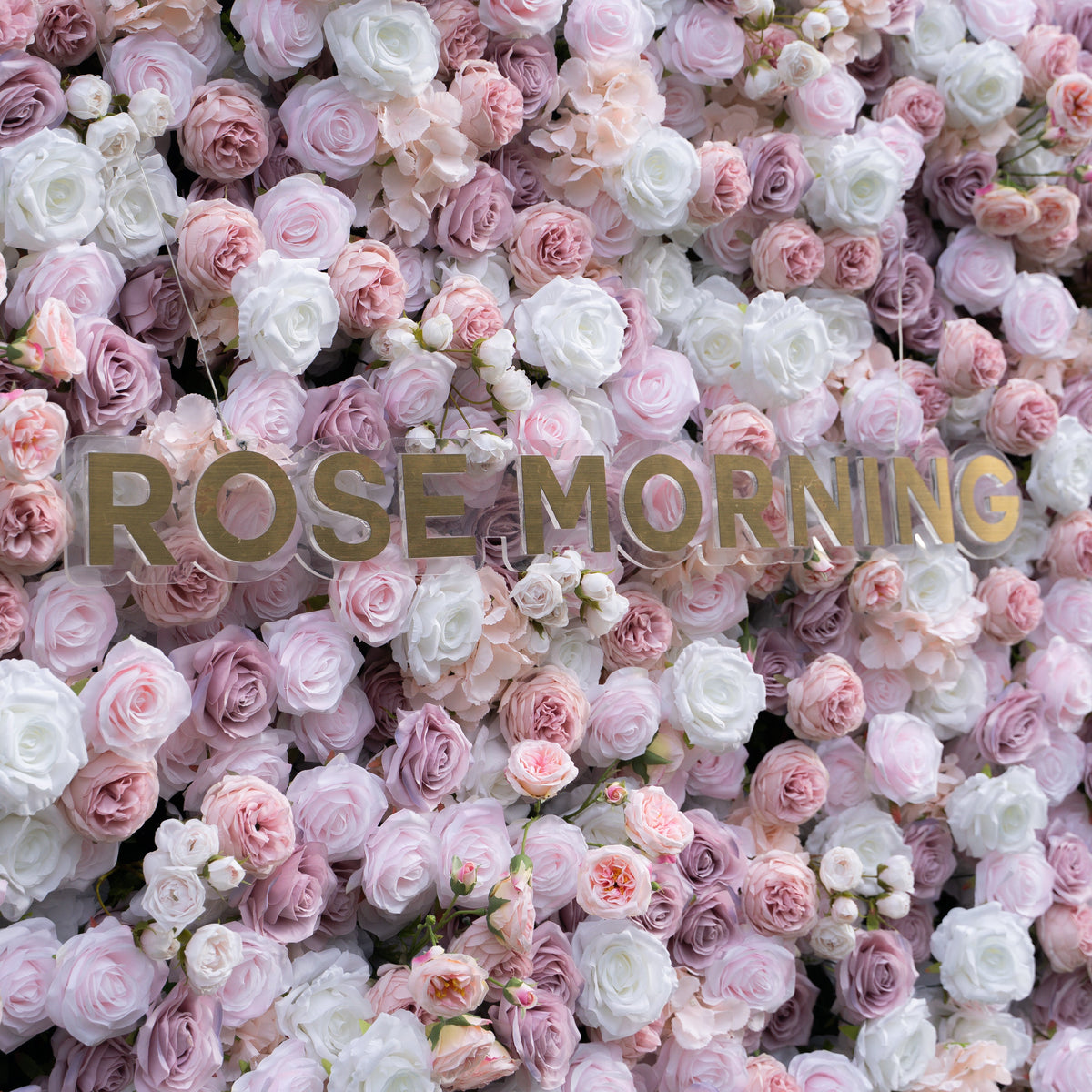 Blessed | 5D Event-Ready Artificial Floral Wall Backdrop, Roll-Up Fabric | Shipping Included