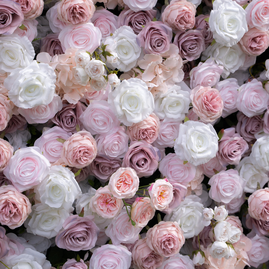 Blessed | 5D Event-Ready Artificial Floral Wall Backdrop, Roll-Up Fabric | Shipping Included