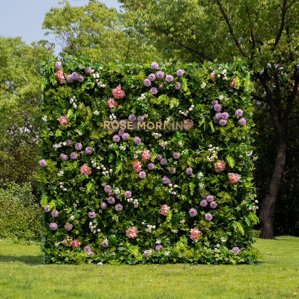 Brett | 5D Event-Ready Artificial Floral Wall Backdrop, Roll-Up Fabric | Shipping Included