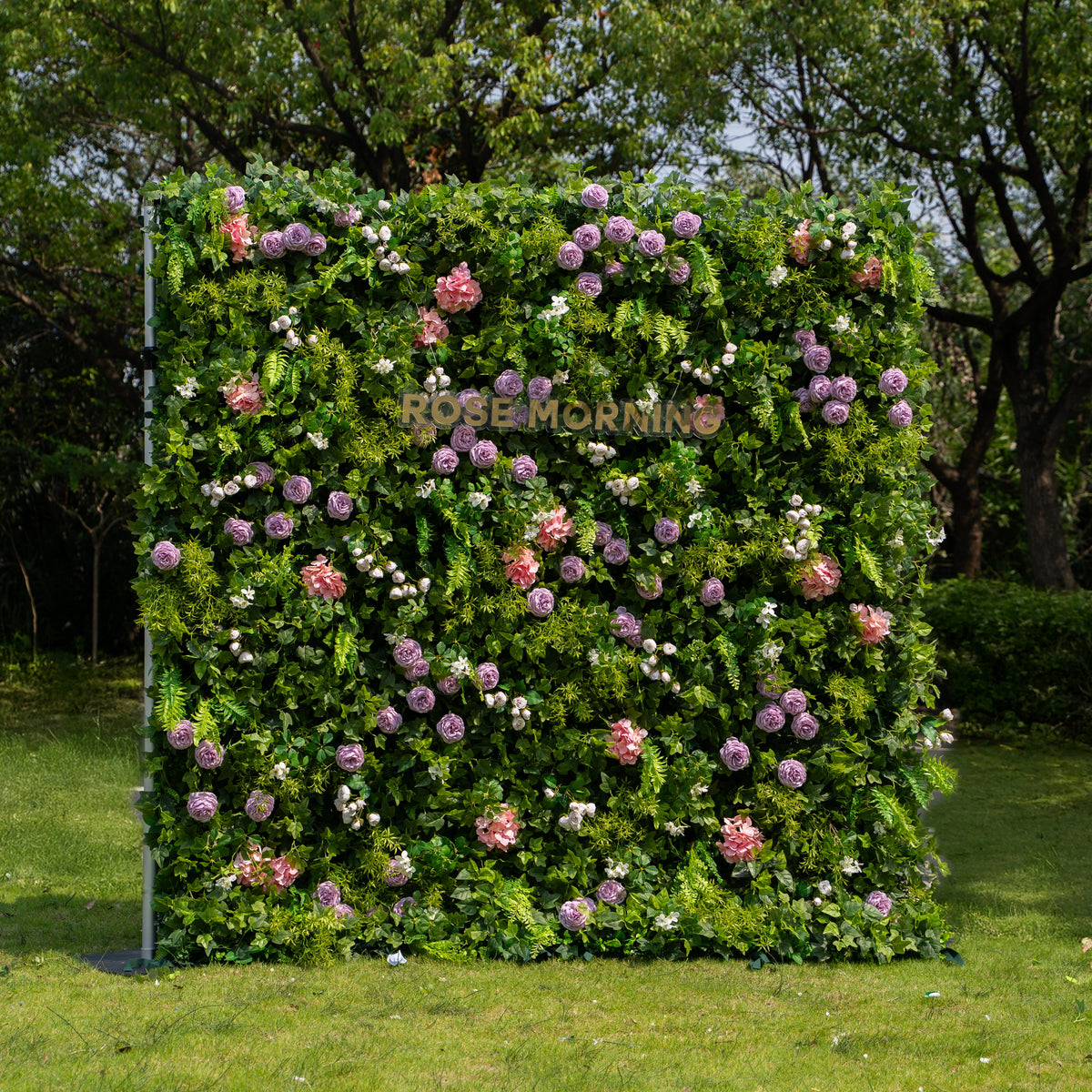 Brett | 5D Event-Ready Artificial Floral Wall Backdrop, Roll-Up Fabric | Shipping Included