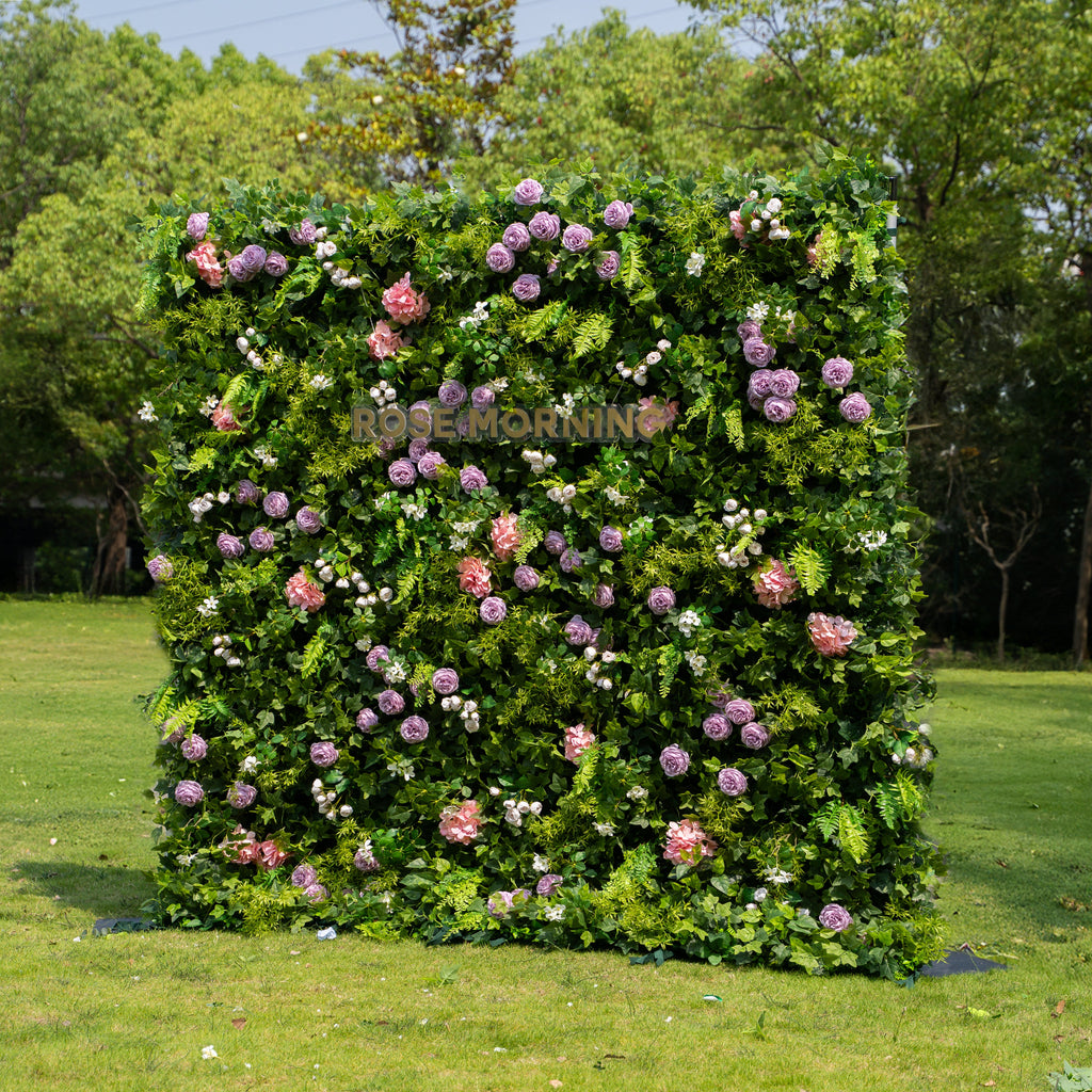 Brett | 5D Event-Ready Artificial Floral Wall Backdrop, Roll-Up Fabric | Shipping Included
