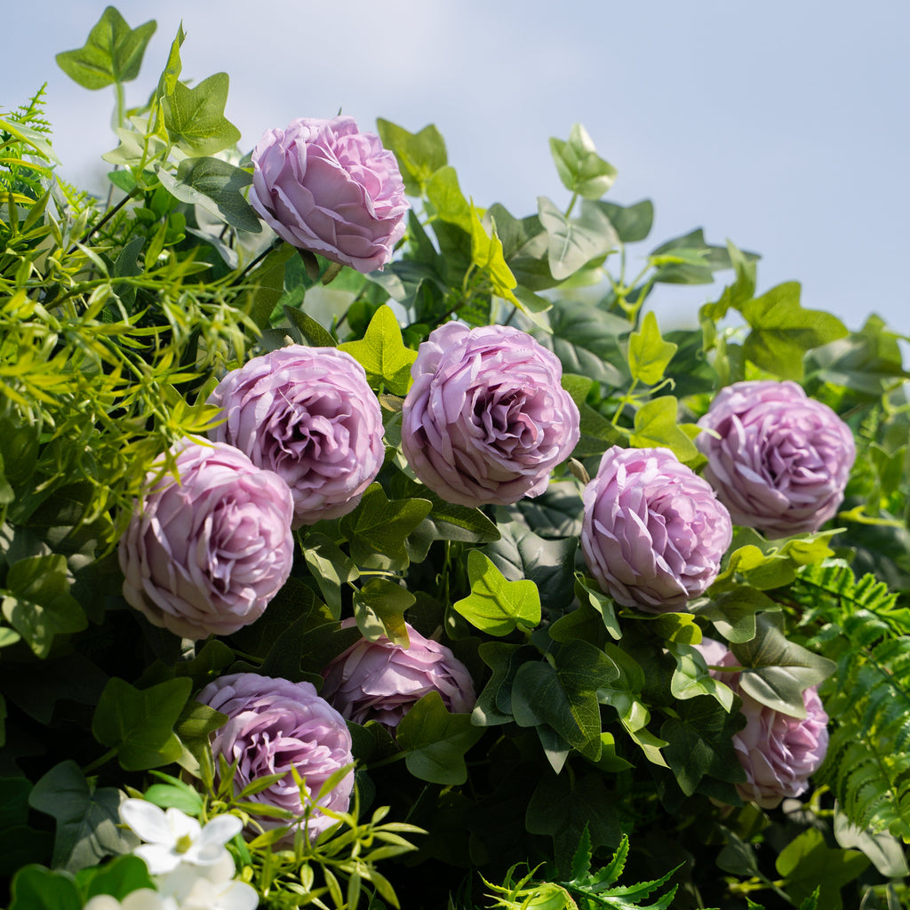 Brett | 5D Event-Ready Artificial Floral Wall Backdrop, Roll-Up Fabric | Shipping Included