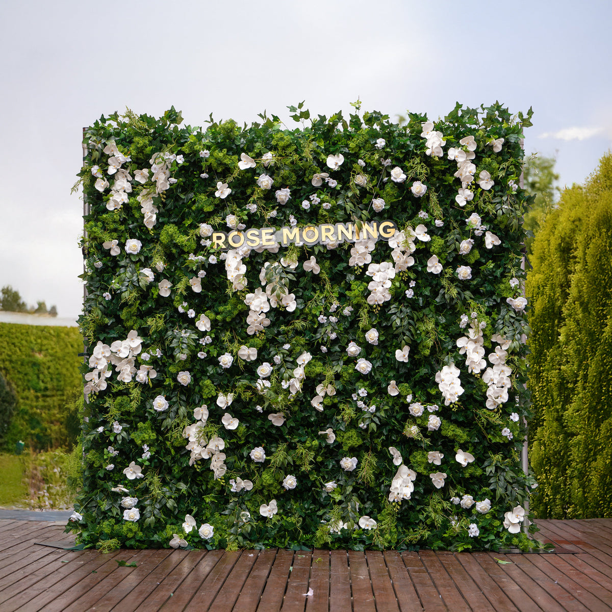 Brianna | 4D Event-Ready Artificial Floral Wall Backdrop, Roll-Up Fabric | Shipping Included