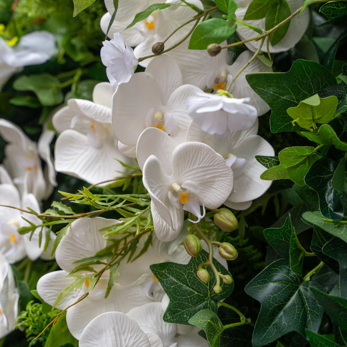 Brianna | 4D Event-Ready Artificial Floral Wall Backdrop, Roll-Up Fabric | Shipping Included
