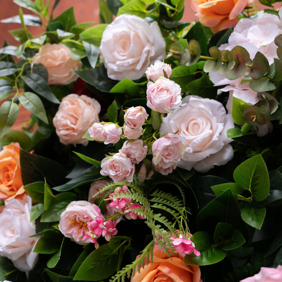 Brittany | 5D Event-Ready Artificial Floral Wall Backdrop, Roll-Up Fabric | Shipping Included