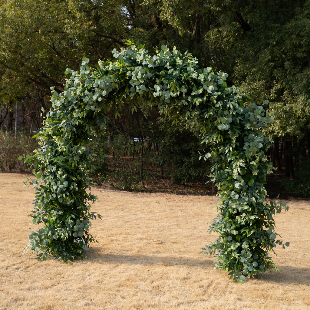 Brooke: All Green Flower Arch for Wedding Party Background Decoration (Including Frame)