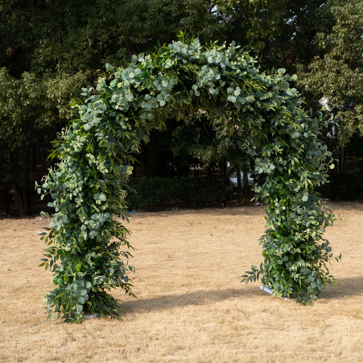 Brooke: All Green Flower Arch for Wedding Party Background Decoration (Including Frame)