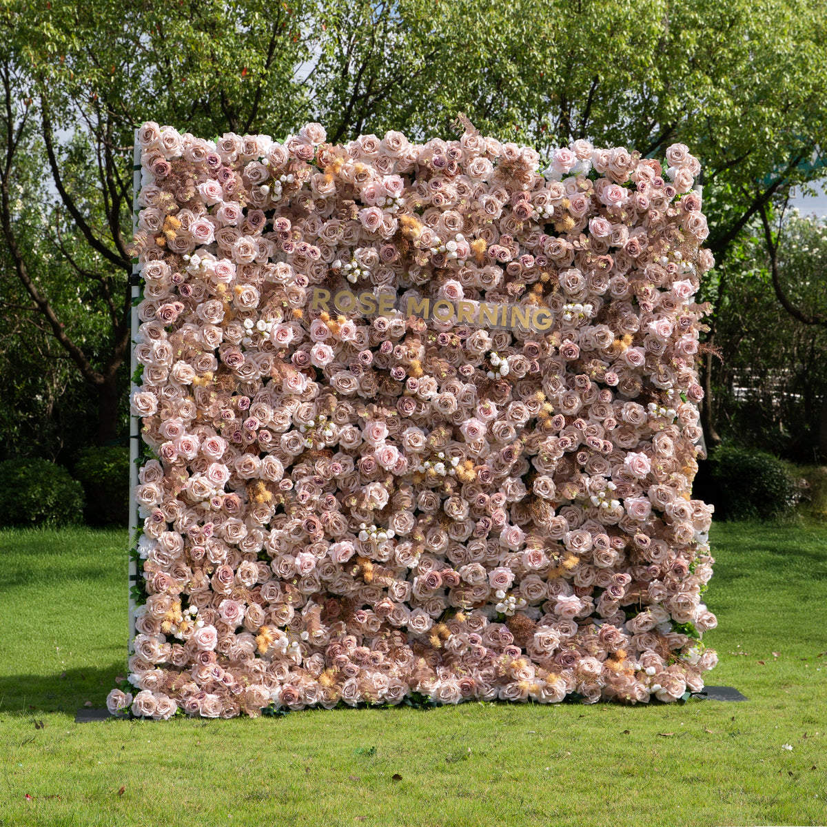 Caffe | 5D Fabric Flower Wall for Weddings Parties Baby Showers Fall Events Backdrop | Shipping Included