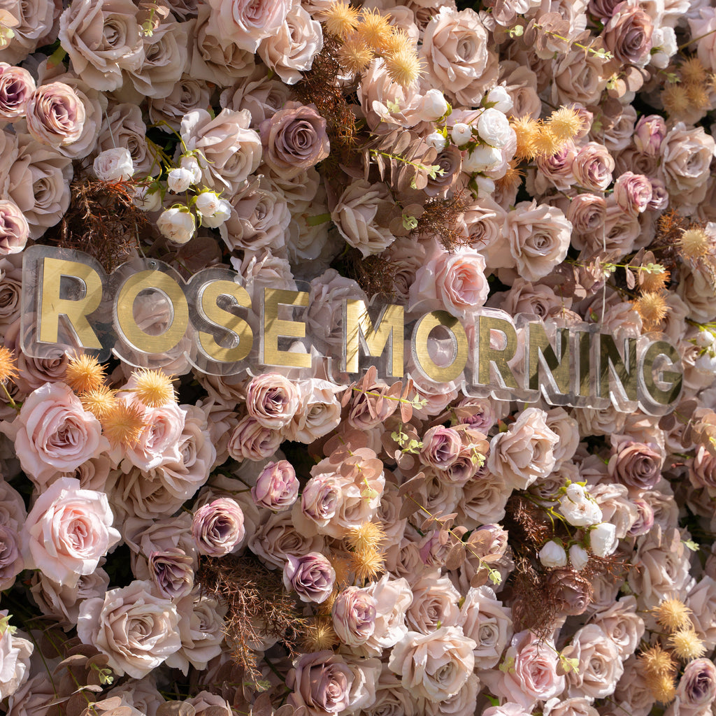 Caffe | 5D Fabric Flower Wall for Weddings Parties Baby Showers Fall Events Backdrop | Shipping Included