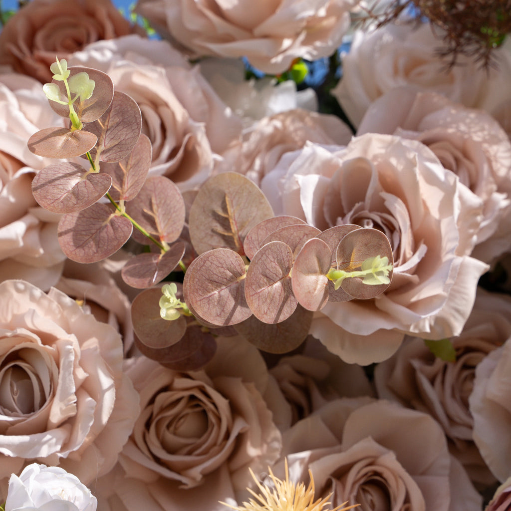 Caffe | 5D Fabric Flower Wall for Weddings Parties Baby Showers Fall Events Backdrop | Shipping Included