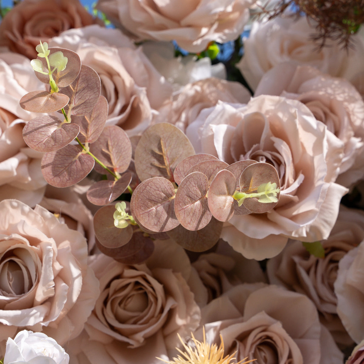 Caffe | 5D Fabric Flower Wall for Weddings Parties Baby Showers Fall Events Backdrop | Shipping Included