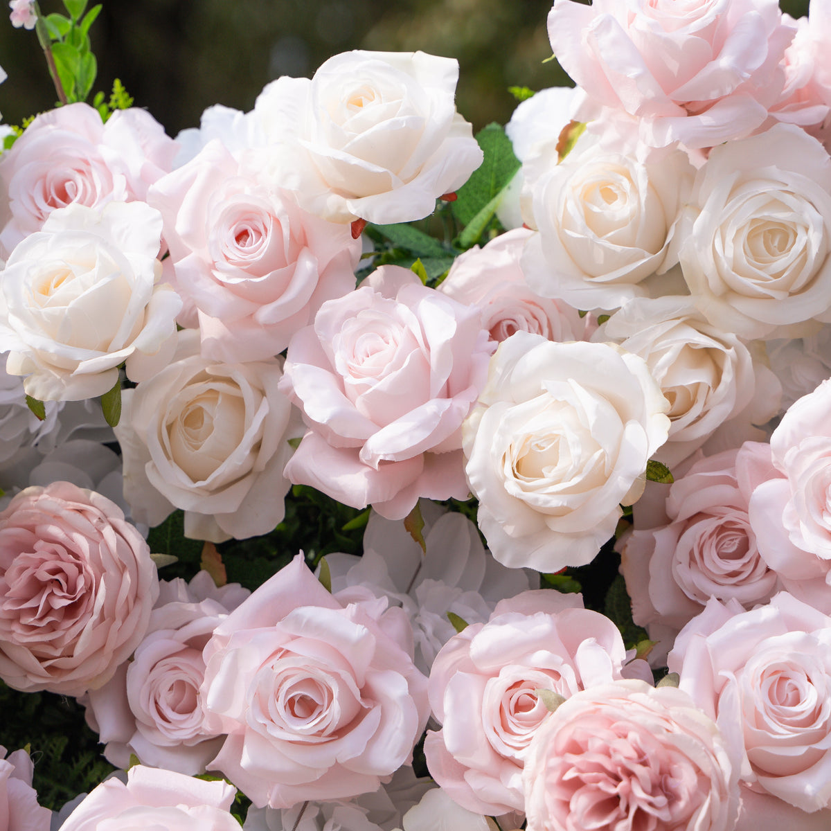 Caius | Luxury 5D Cream & Blush Event-Ready Silk Floral Wall Backdrop for Dreamy Garden Weddings & Bridal Showers | Shipping Included