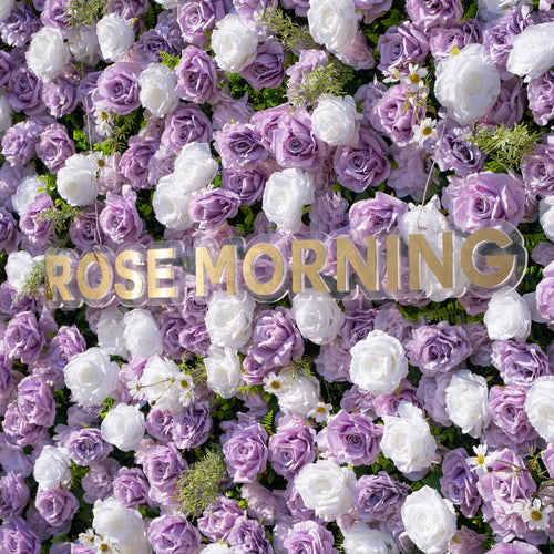 Calista | Luxury 3D Lilac & Cream Event-Ready Silk Floral Wall Backdrop for Dreamy Weddings & Bridal Showers | Shipping Included