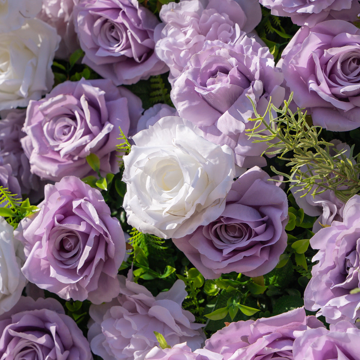 Calista | Luxury 3D Lilac & Cream Event-Ready Silk Floral Wall Backdrop for Dreamy Weddings & Bridal Showers | Shipping Included